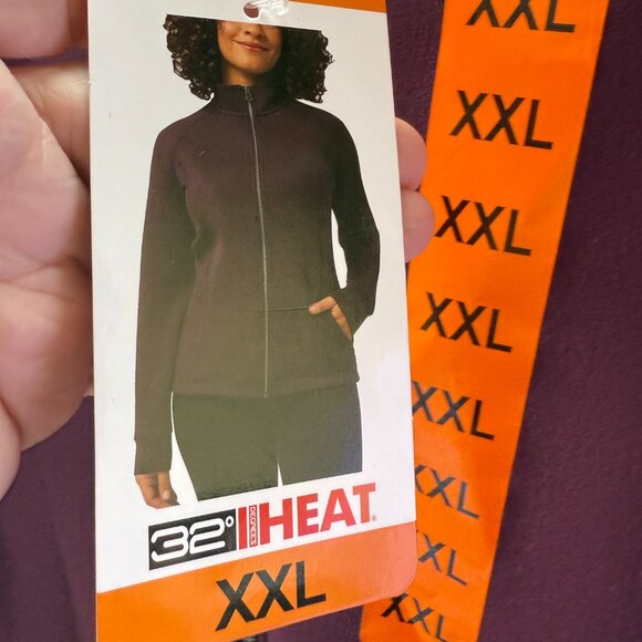 32 Degree Women's XXL Purple Zip Front Jacket NWT - Picture 4 of 7